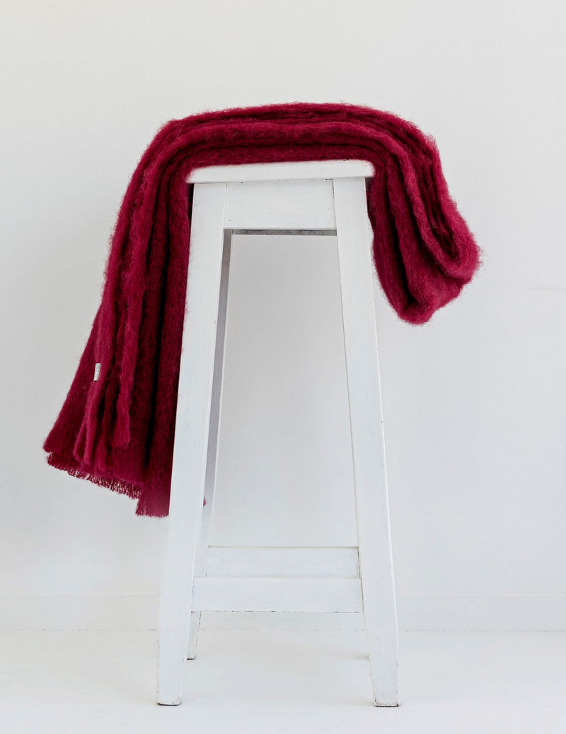 Mohair Throw - Tamarind