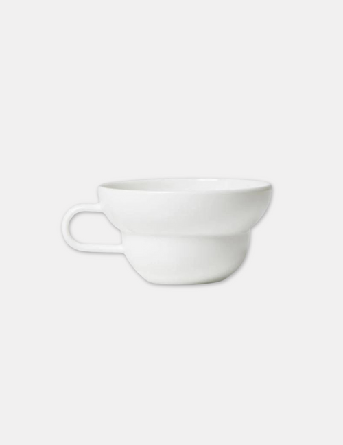 Bibby Tea Cup and Saucer Set - White