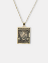 Aoraki Mt Cook Vintage Stamp Necklace
