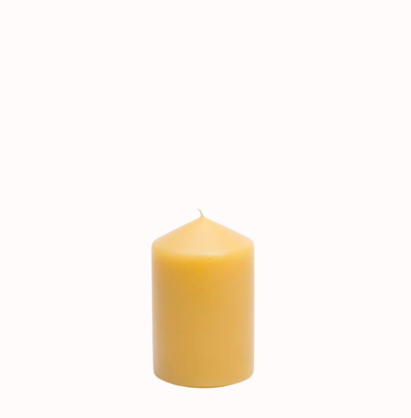 Beeswax Pillar Candle 10cm
