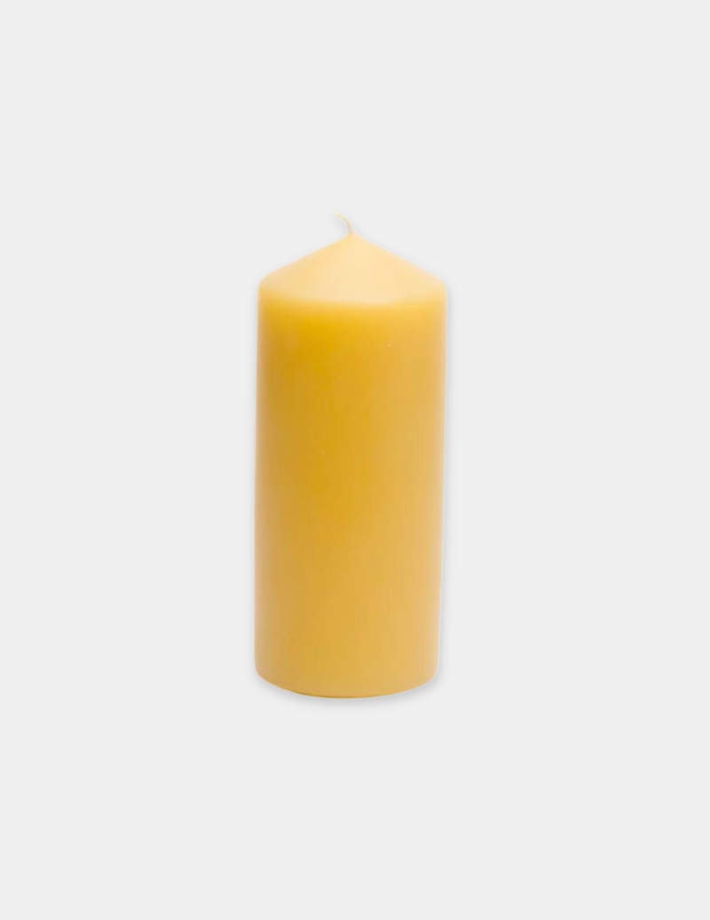 Beeswax Pillar Candle 15cm