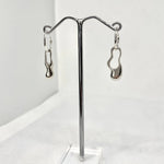 Blobby Earrings - Silver pair