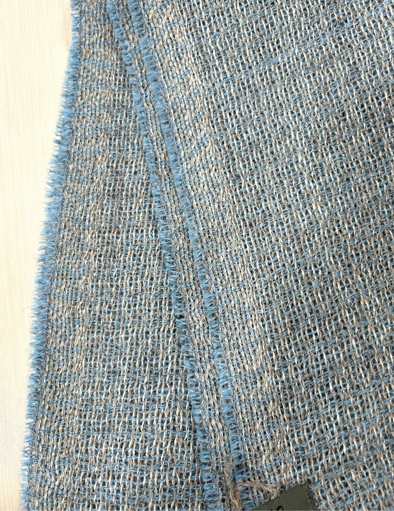 Wool Scarf - Blue