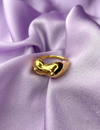 Boobs Ring - Gold Vermeil