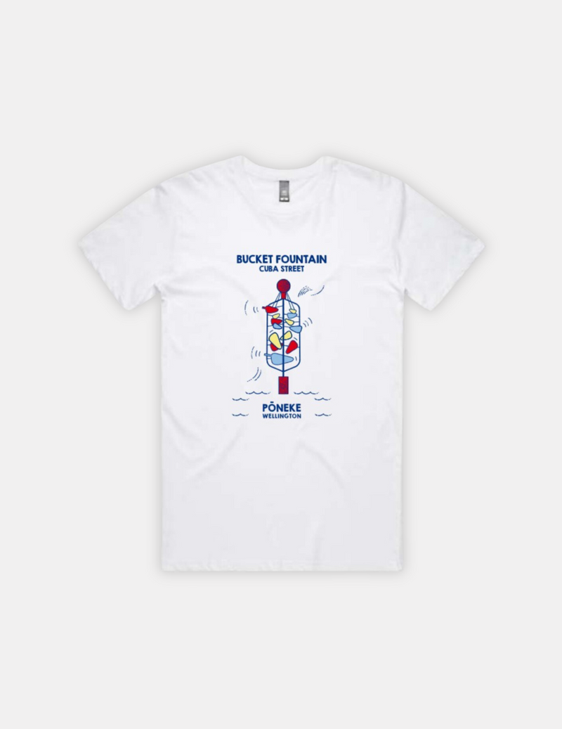 Bucket Fountain T-Shirt - White