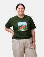 Cable Car Museum T-Shirt - Forest Green