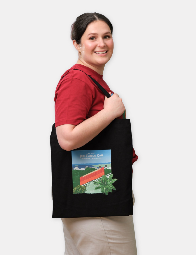 Cable Car Museum Tote Bag - Black