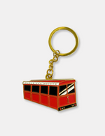 Cable Car Metal Keyring