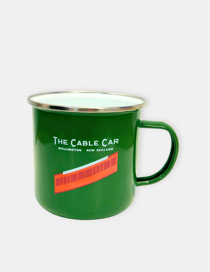 Cable Car Museum Enamel Mug
