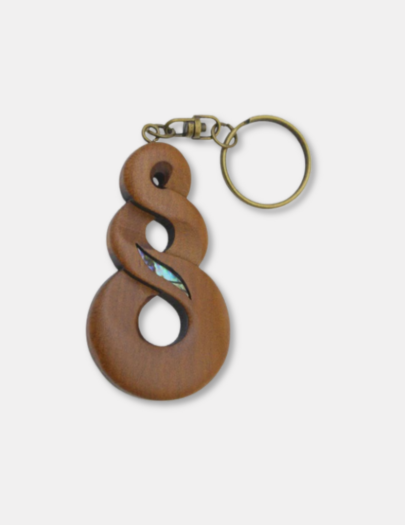 Carved Twist Keychain