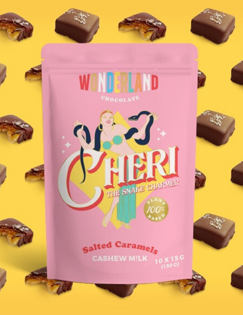 Cheri the Snake Charmer Salted Cashew Milk Caramels