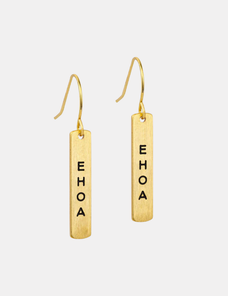 E Hoa Gold Earrings