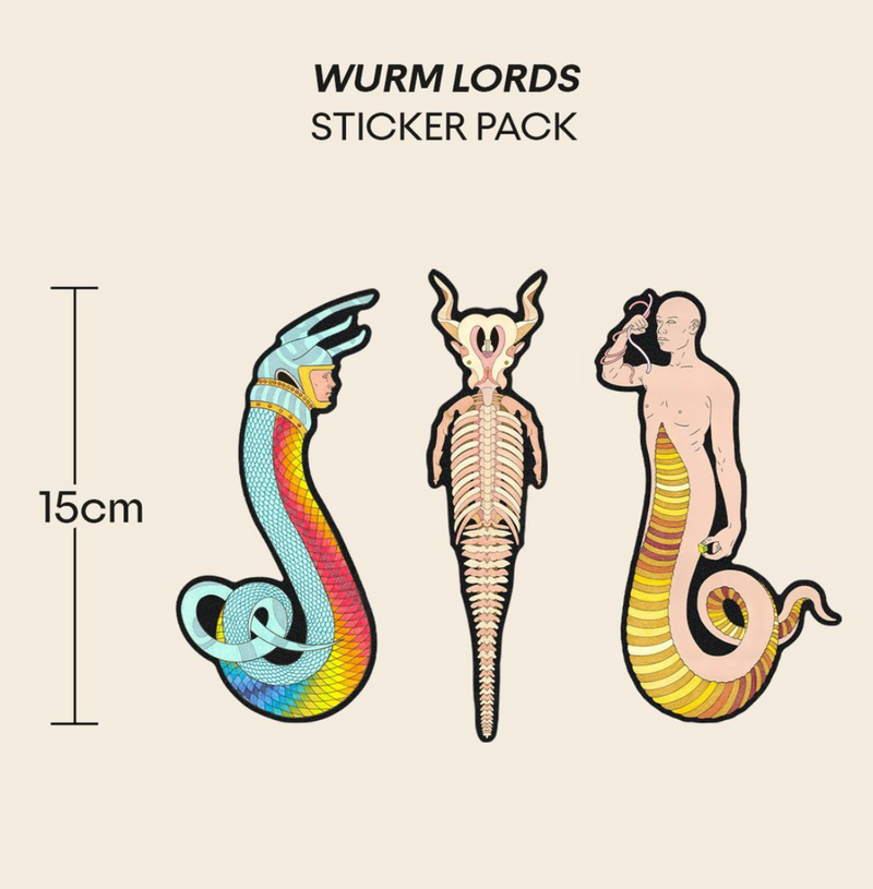 Wurm Lords - Sticker Pack