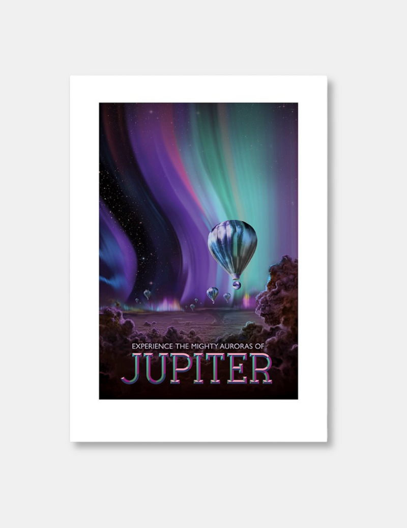 NASA Jupiter Travel Print A4