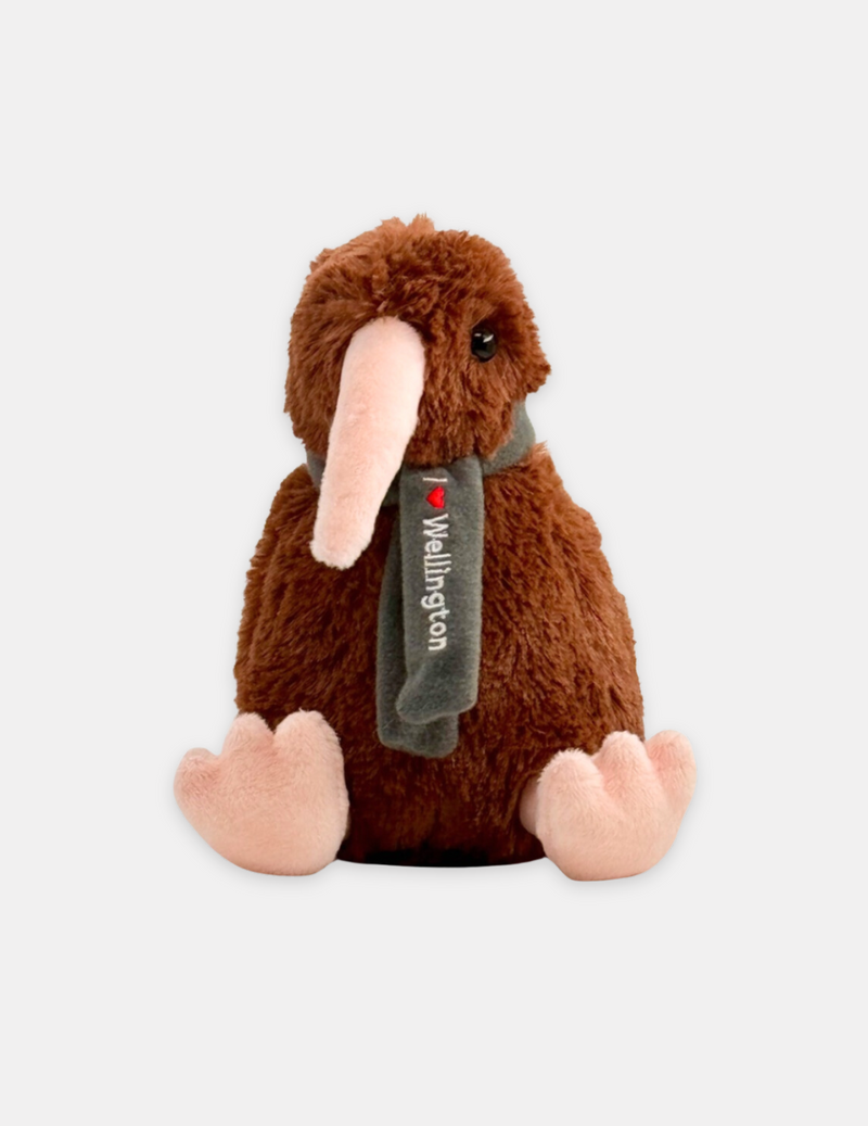 Wellington Scarf Kiwi Soft Toy