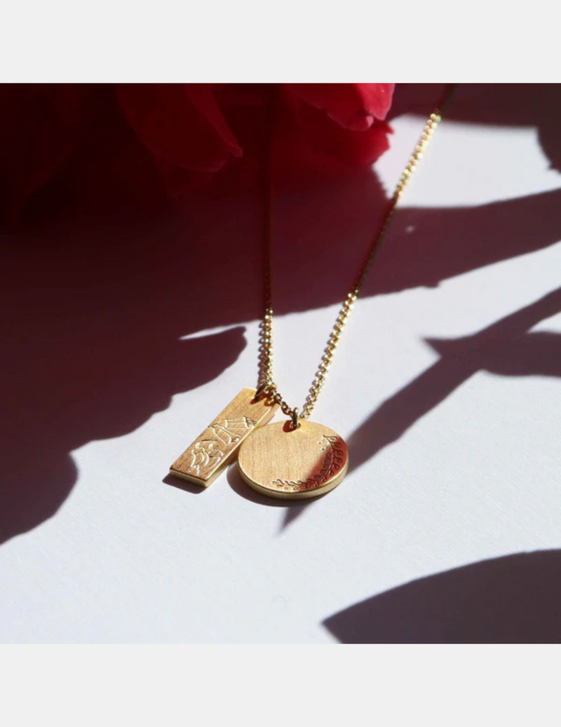 Kowhai Spring Gold Necklace