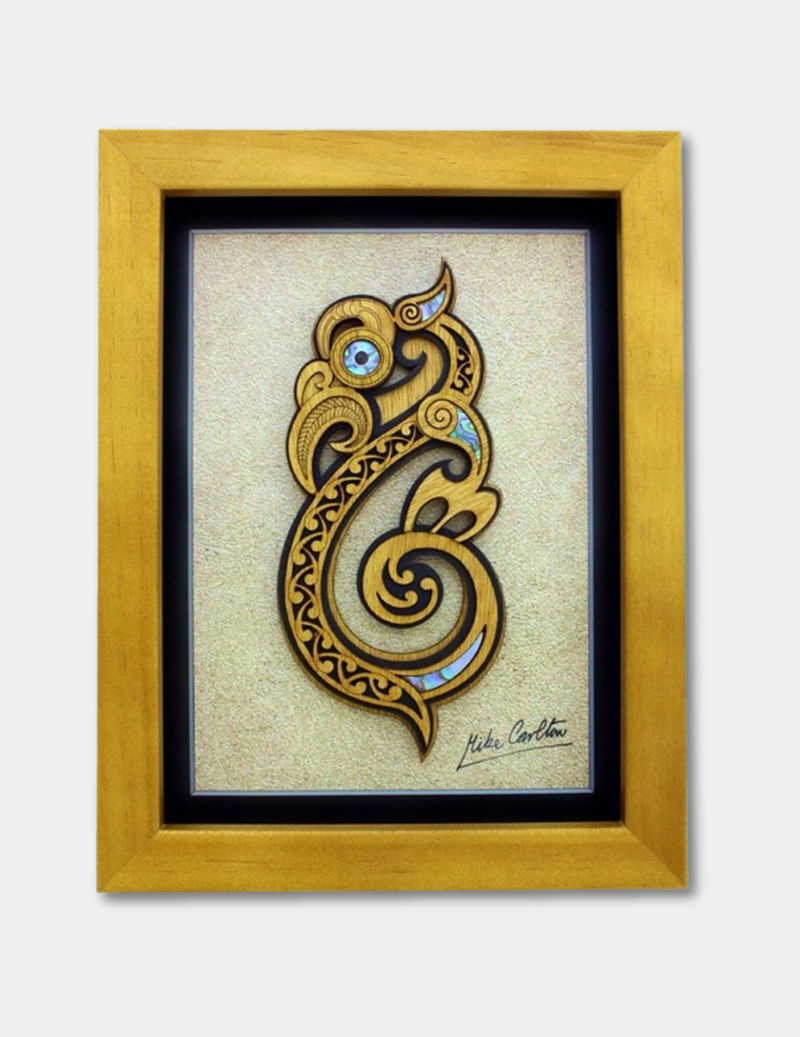 Large Framed Manaia