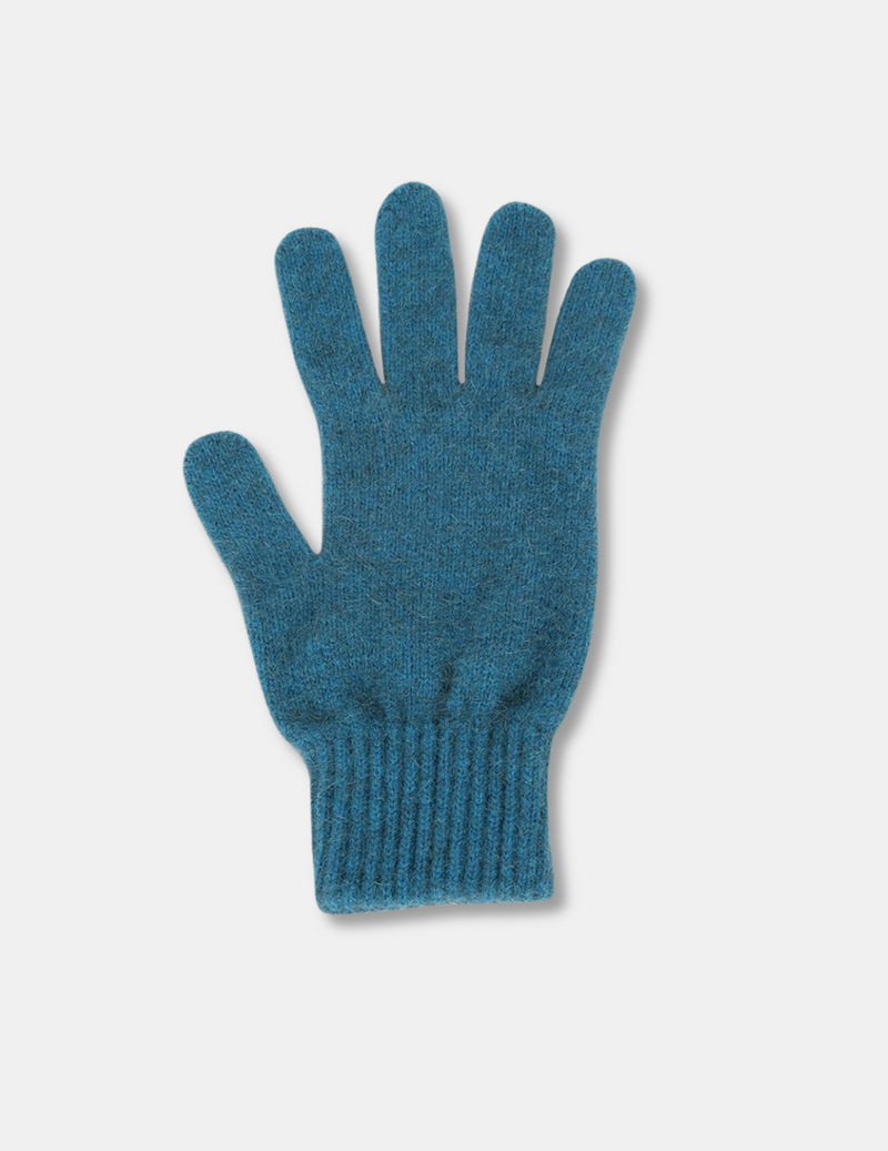 Merino Possum Gloves - Teal