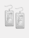 Matariki Goddess Earrings - Silver