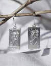 Matariki Goddess Earrings - Silver