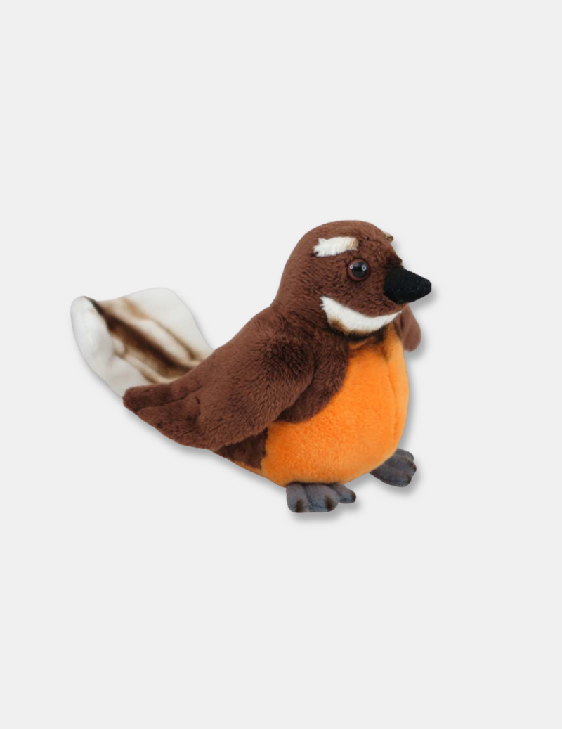 Mini Fantail Soft Toy and Finger Puppet