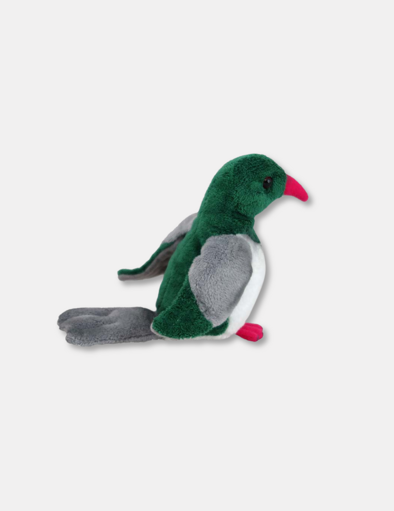 Mini Kereru Soft Toy and Finger Puppet