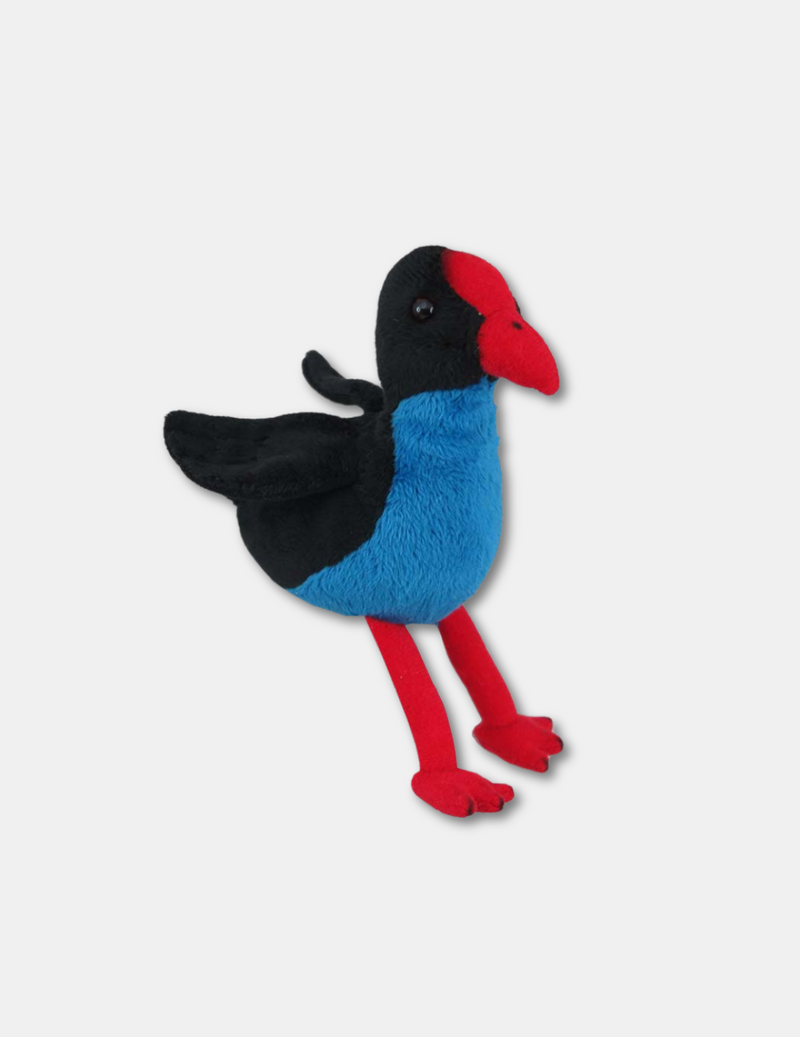 Mini Pukeko Soft Toy and Finger Puppet