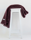 Mohair Throw - Mulberry