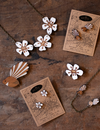 Manuka Flower Rimu Earrings