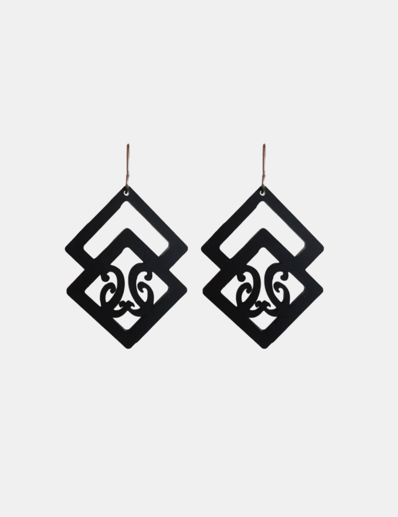 Synergy Earrings - Black