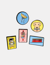 Pōneke Icons Enamel Pins