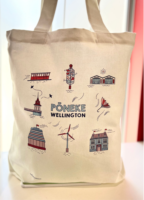 Pōneke Icons Tote Bag