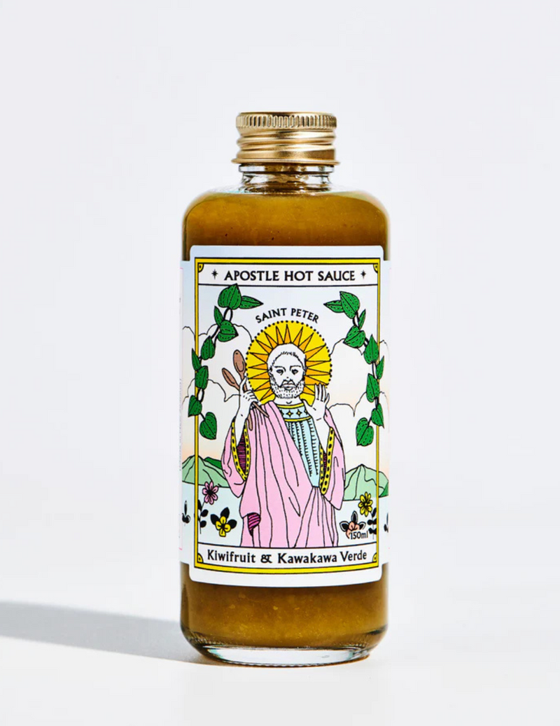 Apostle Saint Peter-  Kiwifruit and Kawakawa Verde Hot Sauce