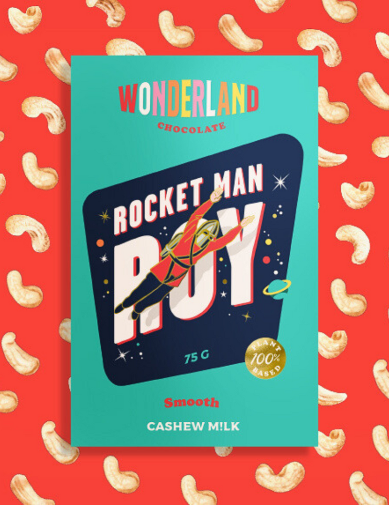 Rocket Man Roy Smooth Cashew Milk Chocolate