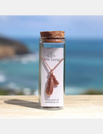 Rose Gold Huia Feather Necklace