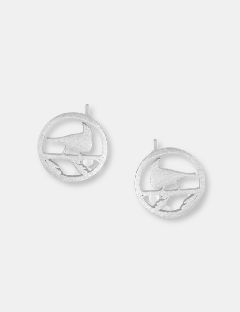 Silver Tui Earrings