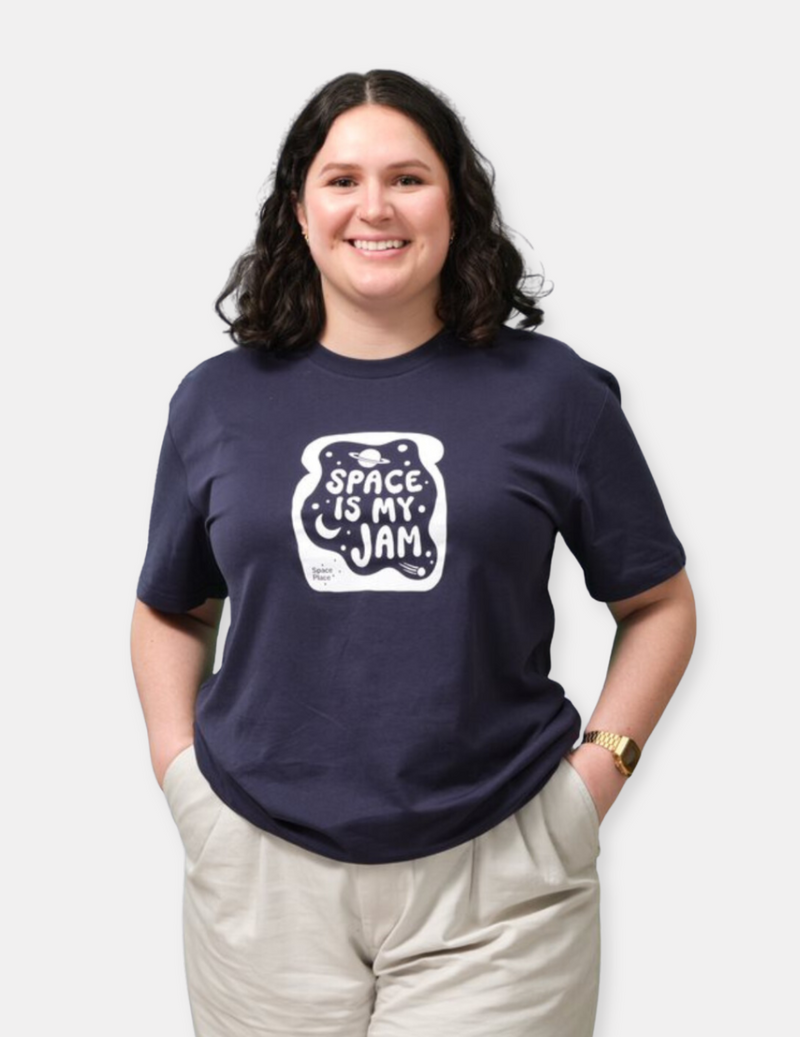 Space is my Jam T-Shirt - Midnight Blue