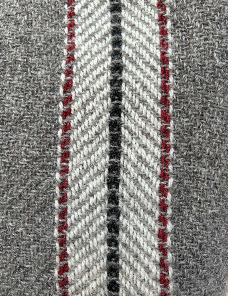 Brushed Wool Throw - Pacifica Ecru