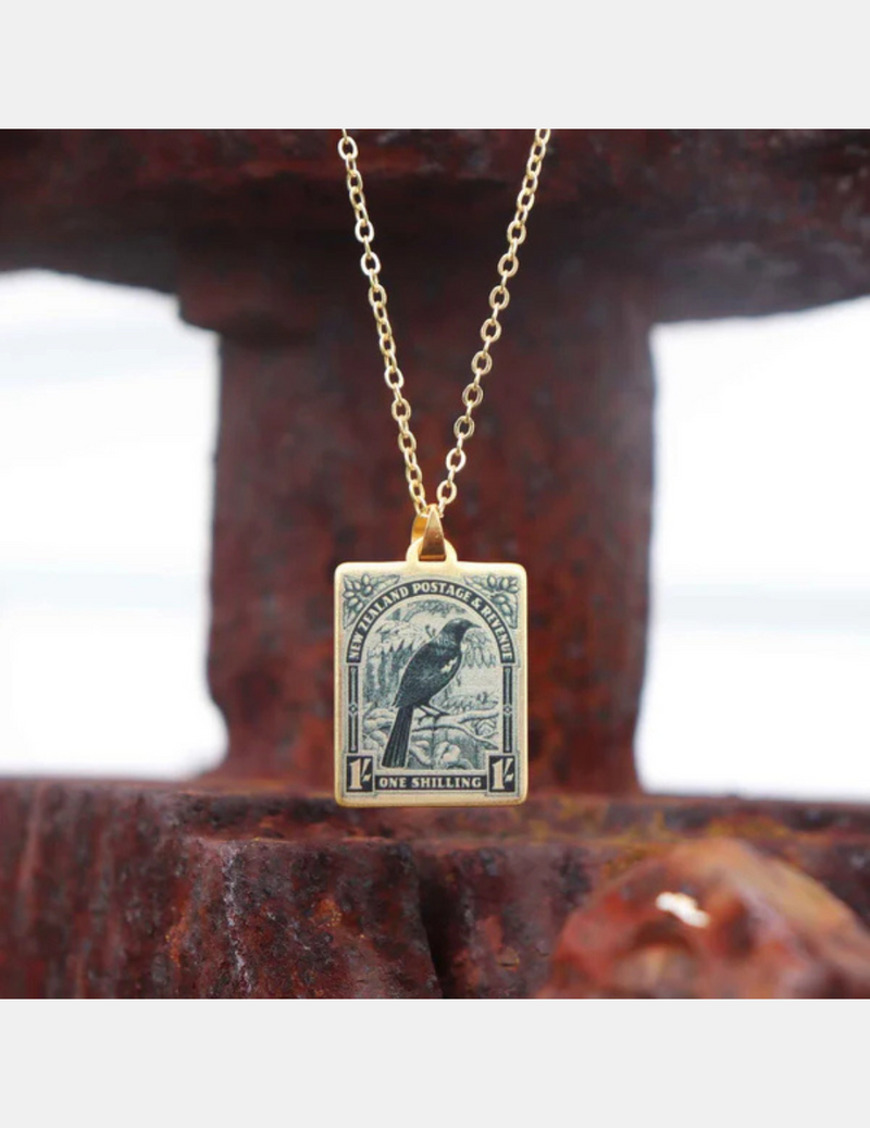Tui Vintage Stamp Necklace