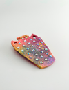 Turbo Croc Vase Brooch - Glitter with Rhinestones