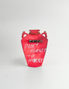 Turbo Croc Vase Brooch - Glitter with Rhinestones