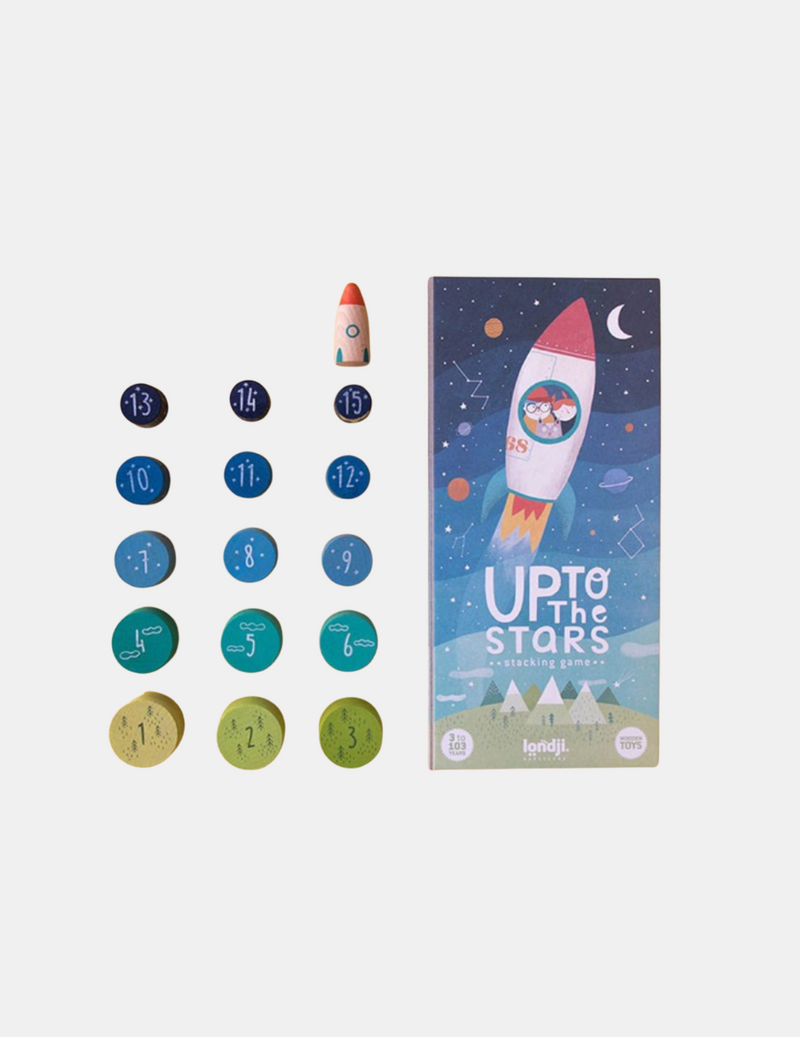 Up To The Stars - Wooden Stacking Toy
