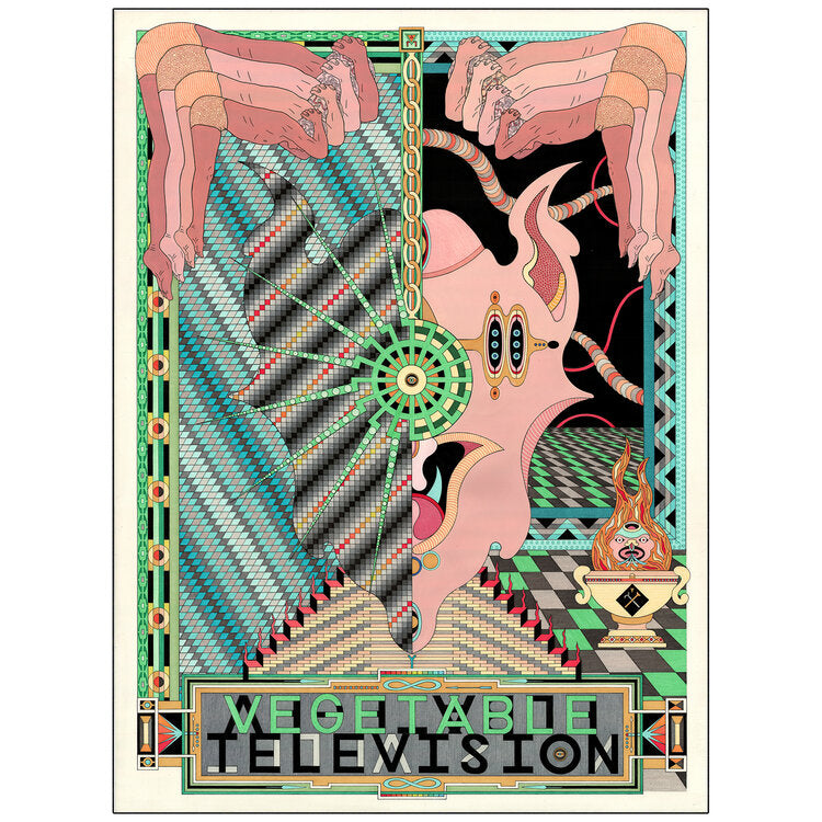Vegetable Television Limited Edition Print 56 x 43cm