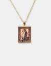 Wahine Tunu Kai Vintage Stamp Necklace
