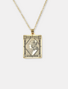 Wahine Vintage Stamp Necklace