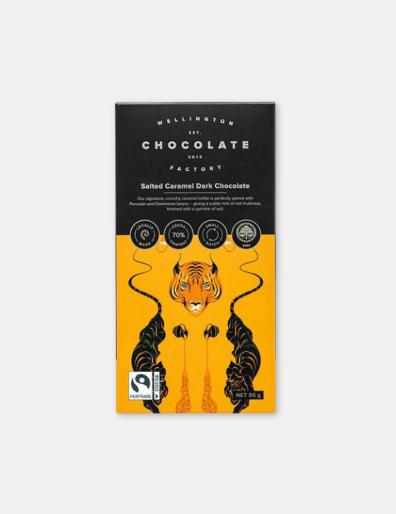 Wellington Chocolate Factory Salted Caramel Dark Chocolate