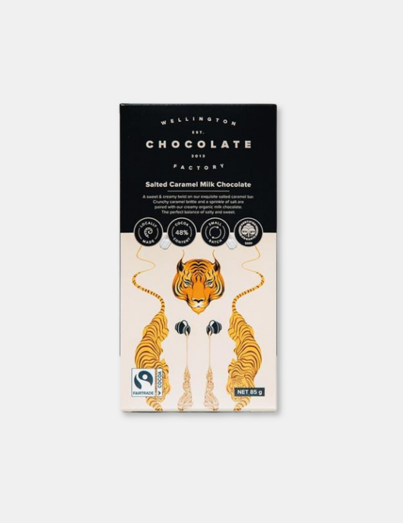 Wellington Chocolate Factory Salted Caramel Milk Chocolate