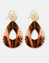 Wellington Museum Neutral Small Avo Circle Drop Earrings