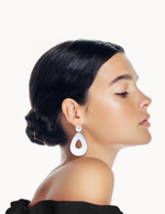 Wellington Museum Neutral Small Avo Circle Drop  Earrings