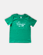 Wellington Cloud T-Shirt YOUTH - Kelly Green